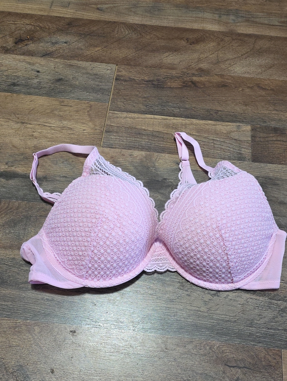 Auden Soft Pink Lace T-Shirt Bra